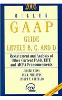 Stock image for Miller GAAP Guide Levels Levels B, C, and D: Restatement and Analysis of Other Current FASB, EIF, and AICPA Pronouncements (v. 2) for sale by Mispah books