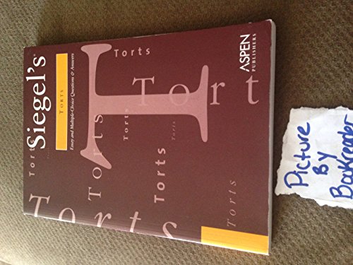 Stock image for Torts: Siegel's Series for sale by ThriftBooks-Dallas