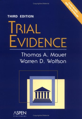 9780735549975: Trial Evidence