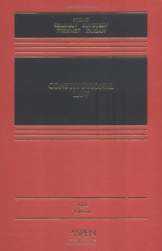 Stock image for Constitutional Law for sale by Front Cover Books