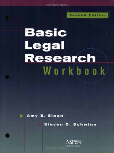 Beispielbild fr Basic Legal Research Workbook, Second Edition zum Verkauf von ThriftBooks-Dallas