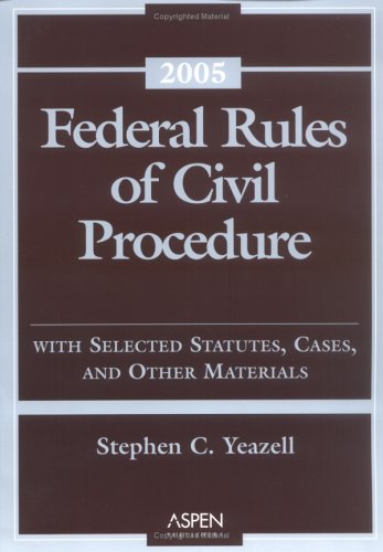 Stock image for Federal Rules of Civil Procedure: With Selected Statutes, Cases, and Other Materials for sale by Great Northern Books