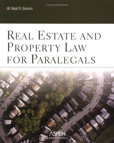 Imagen de archivo de Real Estate And Property Law for Paralegals a la venta por HPB-Red
