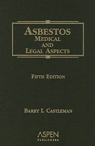 9780735552609: Asbestos: Medical And Legal Aspects