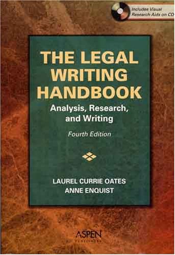 Stock image for The Legal Writing : Analysis, Research, and Writing for sale by Better World Books