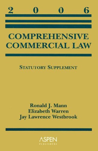 Beispielbild fr Comprehensive Commercial Law Statutory Supplement zum Verkauf von ThriftBooks-Dallas