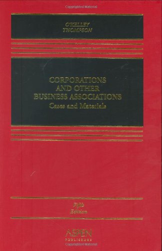 Imagen de archivo de Corporations and Other Business Associations: Cases and Materials a la venta por ThriftBooks-Atlanta