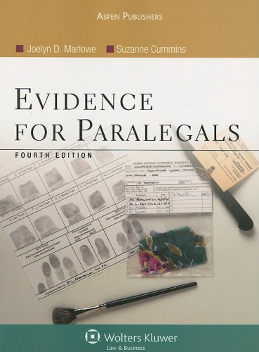 Stock image for Evidence for Paralegals, Fourth Edition for sale by ZBK Books