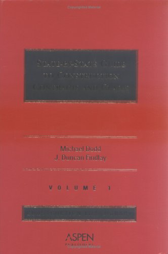 State-by-State Guide to Construction Contracts and Claims (9780735558779) by Michael Dodd; J. Duncan Findlay