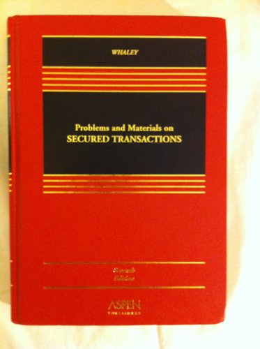 Stock image for Problems and Materials on Secured Transactions, Seventh Edition (Casebook) for sale by Bayside Books
