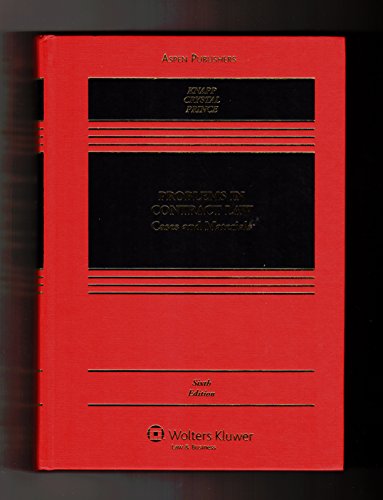 9780735562554: Problems in Contract Law: Cases and Materials