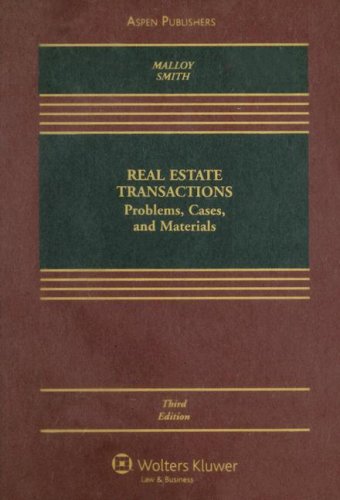 Stock image for Real Estate Transactions: Problems, Cases, and Materials for sale by GoldenWavesOfBooks