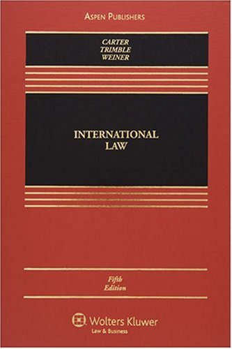 Beispielbild fr International Law zum Verkauf von AwesomeBooks