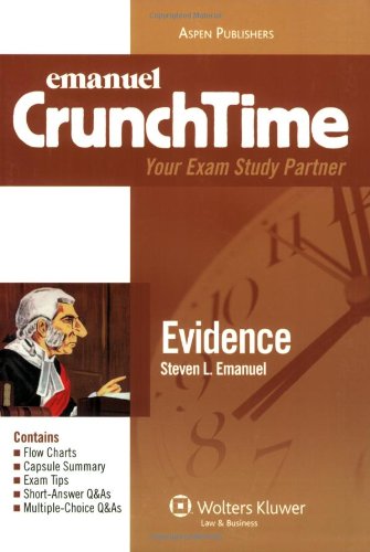 9780735563025: Evidence (CrunchTime)