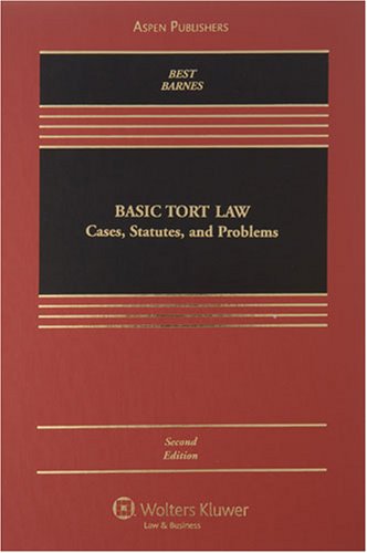 Beispielbild fr Basic Tort Law: Cases, Statutes, and Problems, 2nd Edition (Casebook) zum Verkauf von HPB-Red