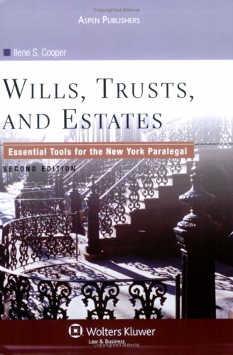 Stock image for Wills, Trusts, and Estates: Essential Tools for the New York Paralegal, 2e for sale by ZBK Books