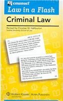 Criminal Law (Law in a Flash Cards) (9780735563971) by Steven Emanuel