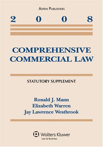 Imagen de archivo de Comprehesive Commercial Law, 2007 Statutory Supplement a la venta por ThriftBooks-Dallas