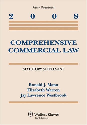 Stock image for Comprehesive Commercial Law, 2007 Statutory Supplement for sale by ThriftBooks-Dallas