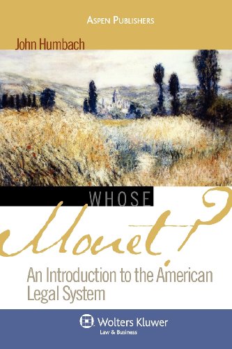 Beispielbild fr Whose Monet? : An Introduction to the American Legal System zum Verkauf von Better World Books
