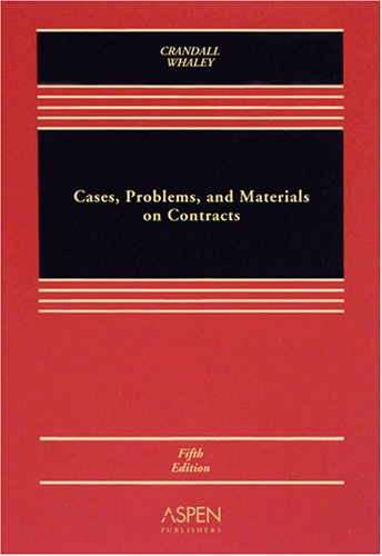 Beispielbild fr Cases, Problems, and Materials on Contracts zum Verkauf von ThriftBooks-Dallas