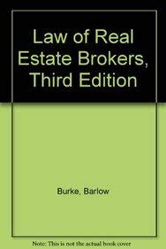 9780735567795: Law of Real Estate Brokers