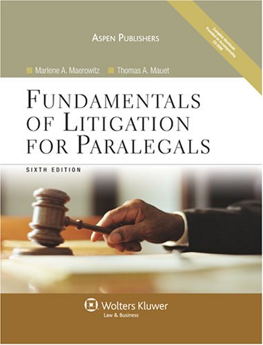 9780735568075: Fundamentals of Litigation for Paralegals