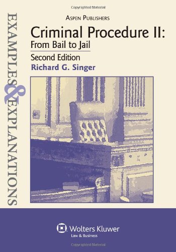 Imagen de archivo de Criminal Procedure II: From Bail to Jail, 2e (Examples & Explanations) a la venta por SecondSale