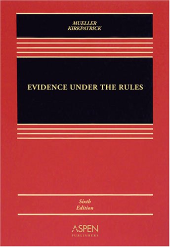 Imagen de archivo de Evidence Under the Rules a la venta por HPB-Red