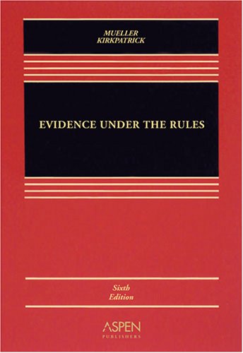 Stock image for Evidence Under the Rules for sale by HPB-Red
