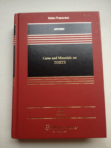 9780735569232: Cases and Materials on Torts