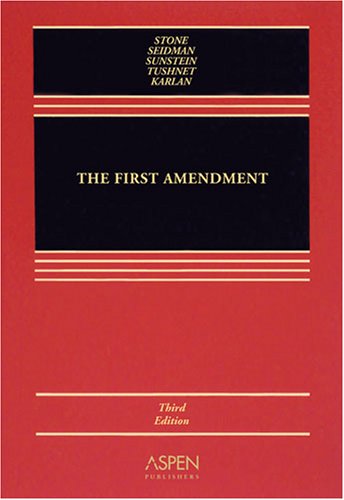 Imagen de archivo de The First Amendment a la venta por HPB-Red