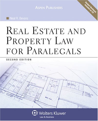 Imagen de archivo de Real Property Law for Paralegals a la venta por SecondSale