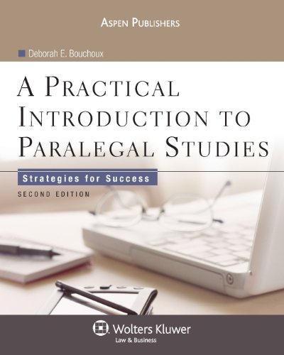 Beispielbild fr A Practical Introduction to Paralegal Studies : Strategies for Success zum Verkauf von Better World Books