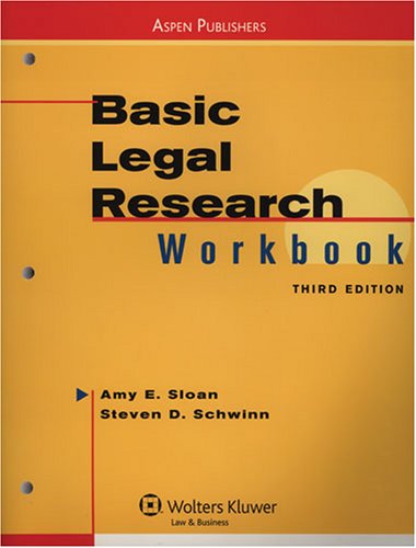 Beispielbild fr Basic Legal Research Workbook zum Verkauf von HPB Inc.