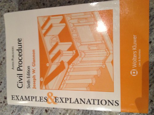 9780735570337: Civil Procedure Examples & Explanations