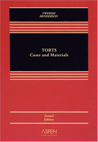 Stock image for Torts; Cases and Materias; 2nd Edition for sale by a2zbooks