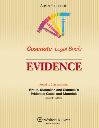 Imagen de archivo de Evidence Cases and Materials a la venta por TextbookRush