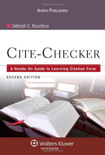 9780735571228: Cite-Checker: A Hands-on Guide to Learning Citation Form