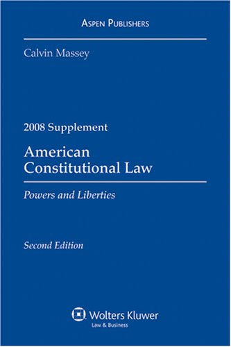 Beispielbild fr American Constitutional Law: Powers and Liberties zum Verkauf von Buchpark