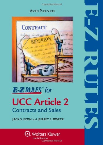 Stock image for E-z Rules for Contracts & Sales, Ucc Article 2 for sale by The Maryland Book Bank