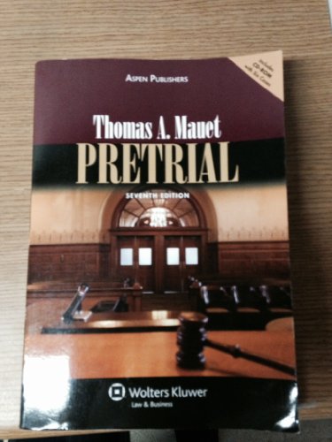 Stock image for Pretrial for sale by TextbookRush