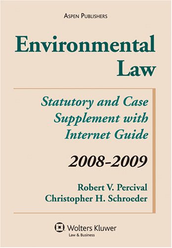 Stock image for Environmental Law Statutory Supp 2008-2009 for sale by dsmbooks