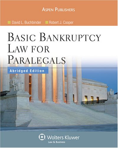 Imagen de archivo de Basic Bankruptcy Law for Paralegals [With CDROM] a la venta por ThriftBooks-Atlanta