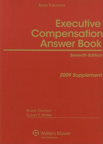 Imagen de archivo de Executive Compensation Answer Book Supplement a la venta por dsmbooks