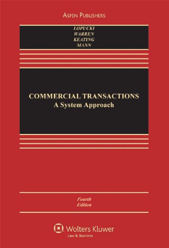 Imagen de archivo de Commercial Transactions: A Systems Approach (Casebook Series) a la venta por HPB-Emerald