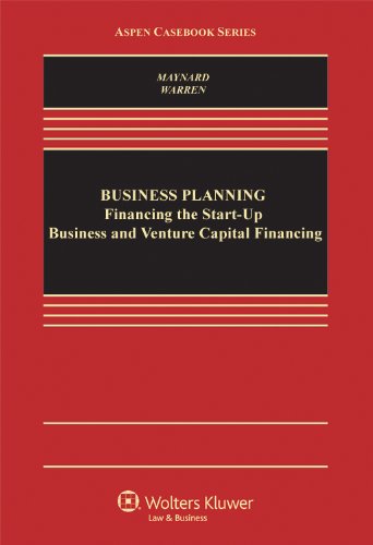 9780735577275: Business Planning: Financing the Start-Up Business and Venture Capital Financing