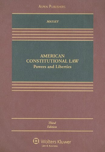 9780735578562: American Constitutional Law: Powers and Liberties