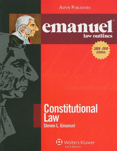 

Constitutional Law Outline 2009
