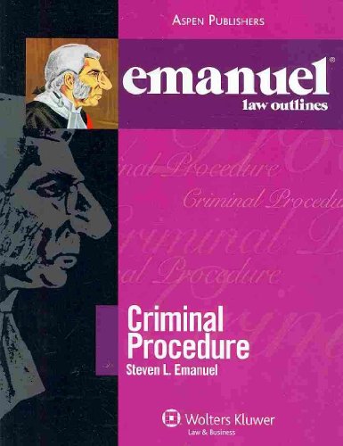 Beispielbild fr Criminal Procedure 2009 zum Verkauf von Better World Books